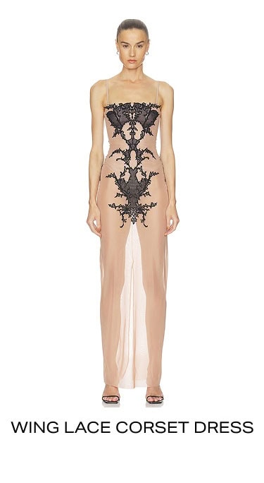 Wing Lace Corset Dress