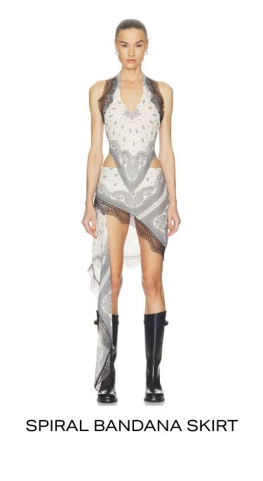 Spiral Bandana Skirt