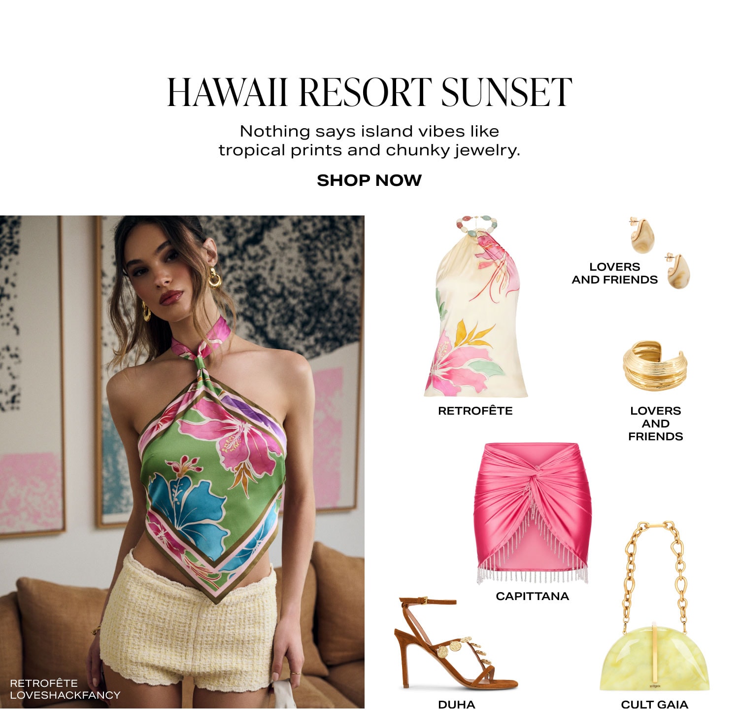 HAWAII RESORT SUNSET. SHOP NOW