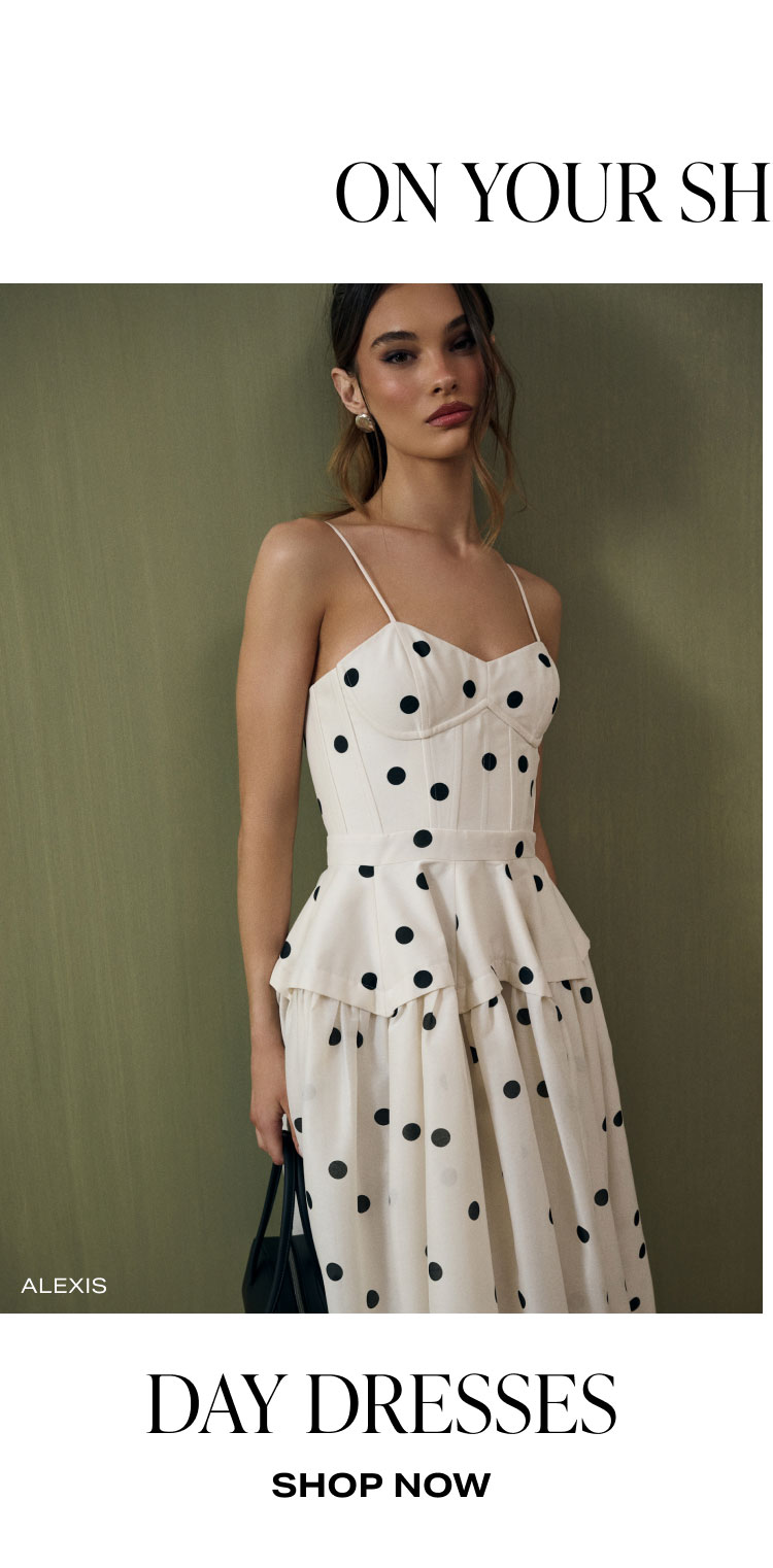 SHOP DAY DRESSES