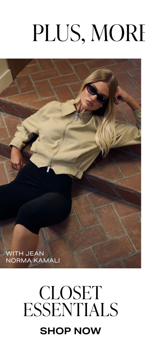 SHOP CLOSET ESSENTIALS