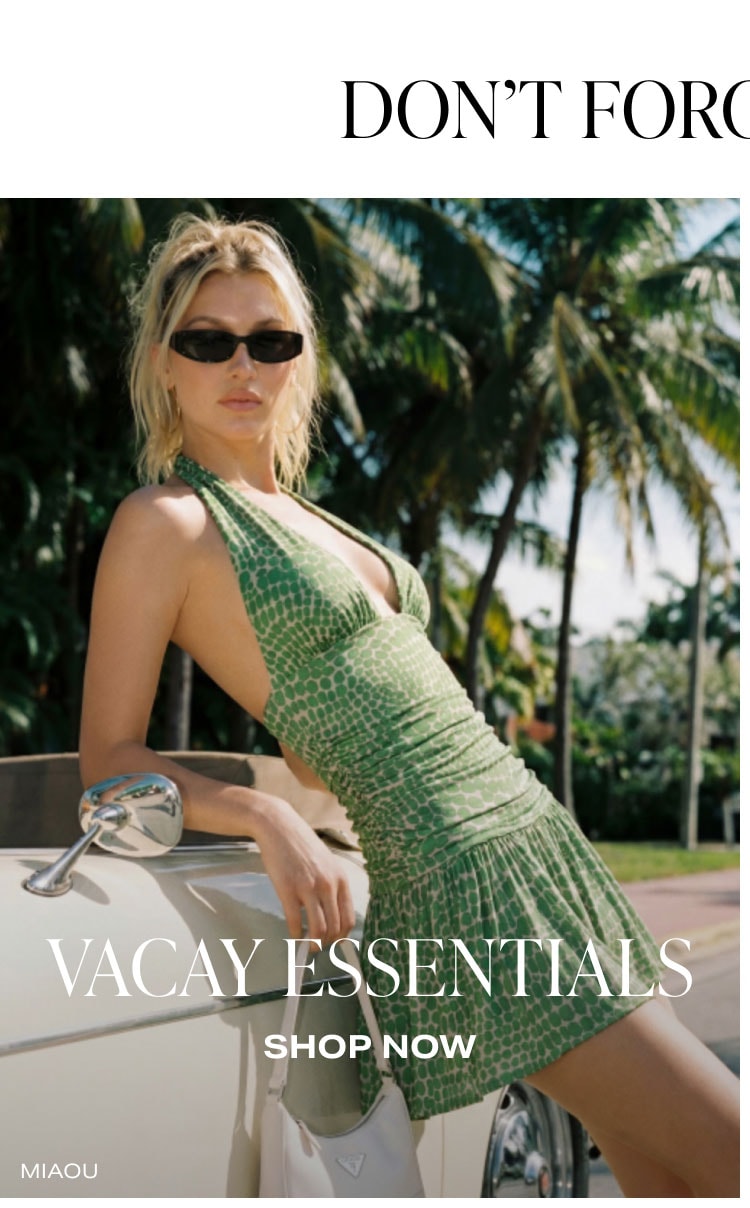 SHOP VACAY ESSENTIALS