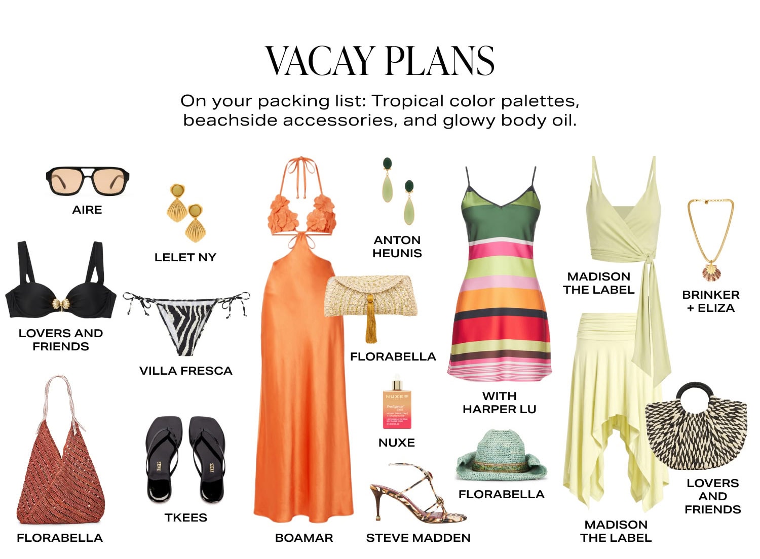 Vacay Plans. Shop Now.