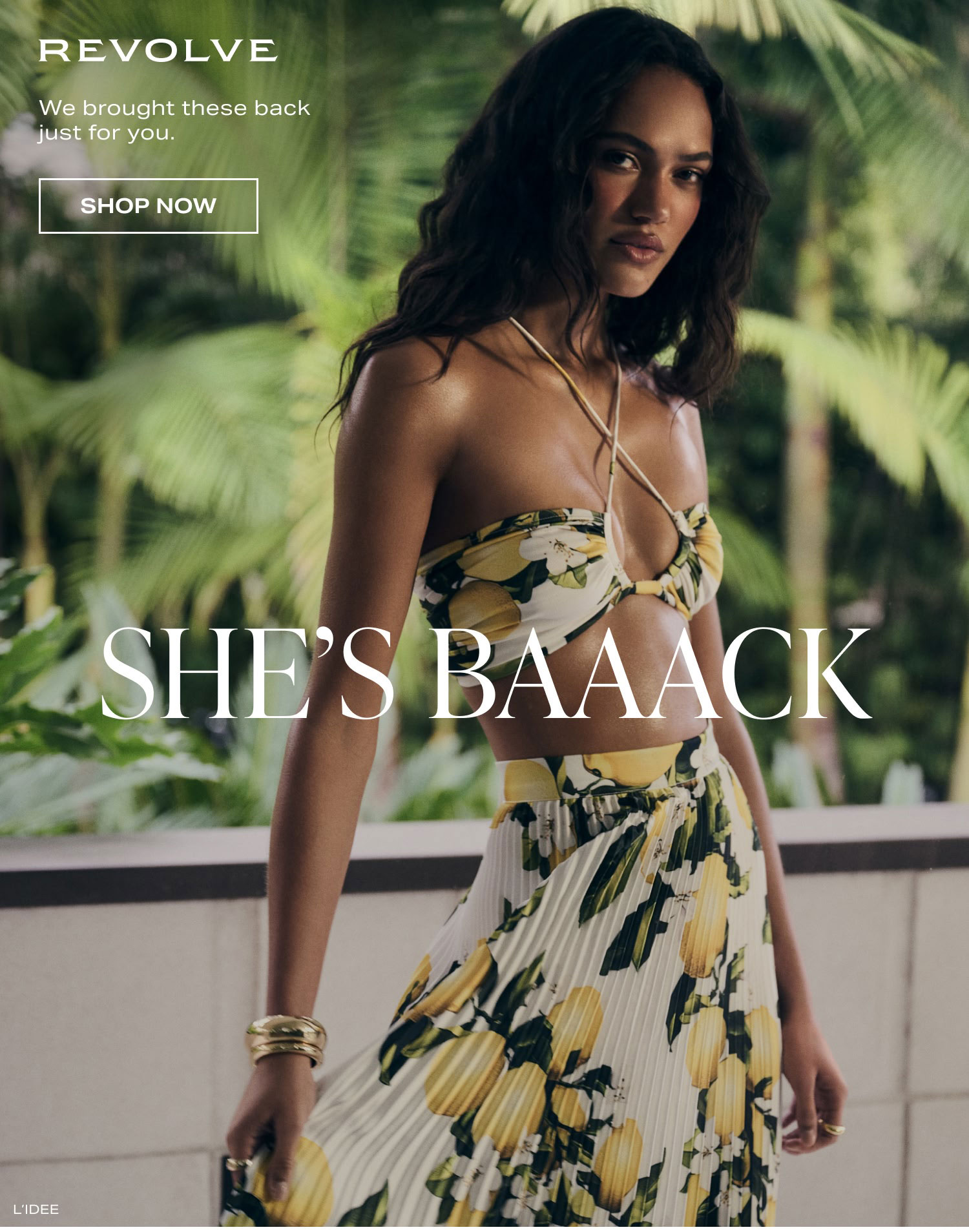 SHE'S BAAACK. Shop Back in Stock