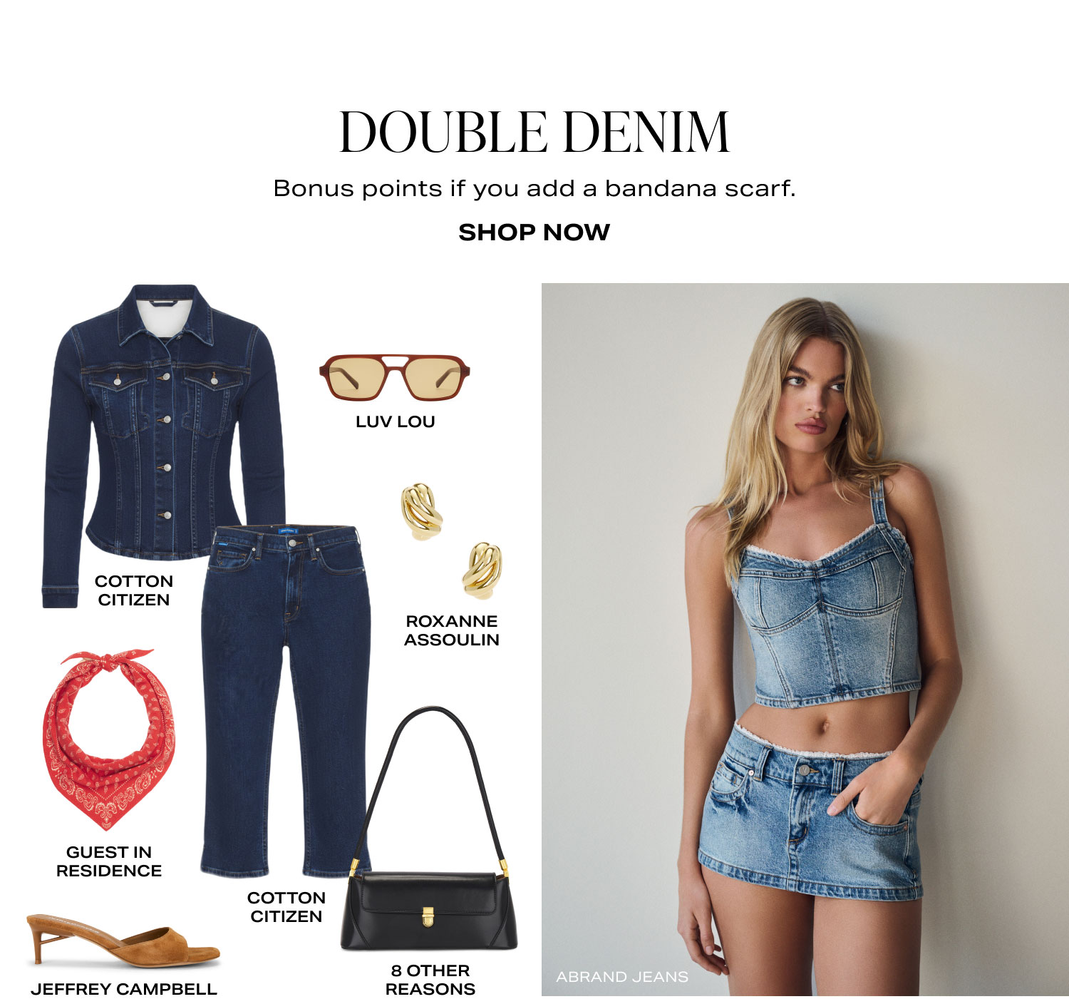 Shop Double Denim