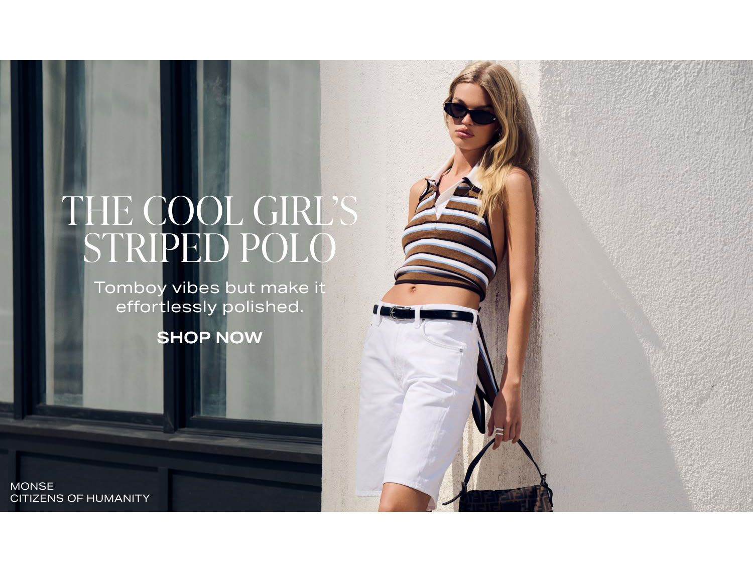 THE COOL GIRL'S STRIPED POLO