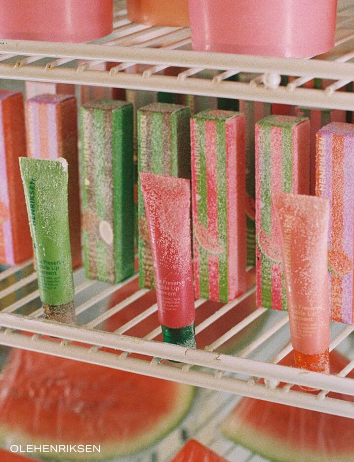 Variety of beauty products from the REVOLVE Beauty festival beauty box.