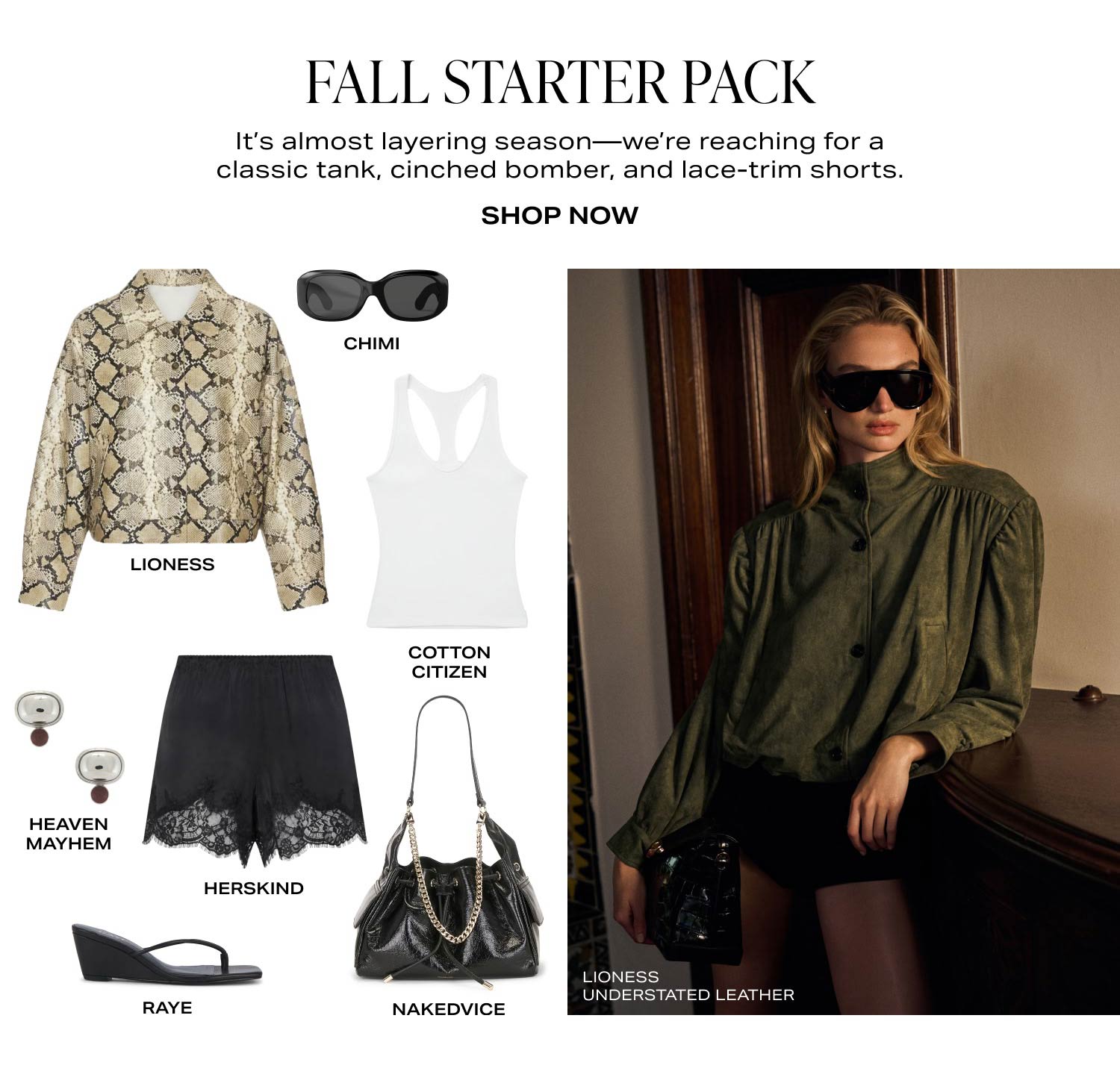 Fall Starter Pack. Shop Now. 