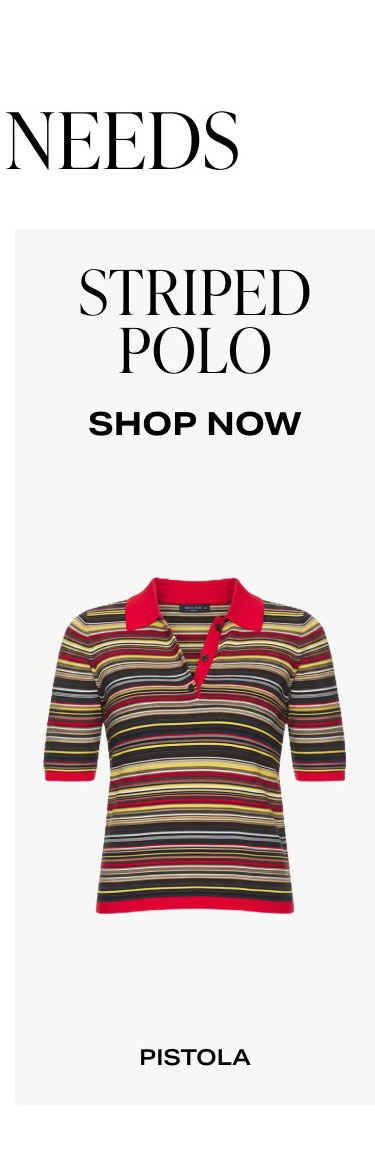 Striped Polo. Shop Now.