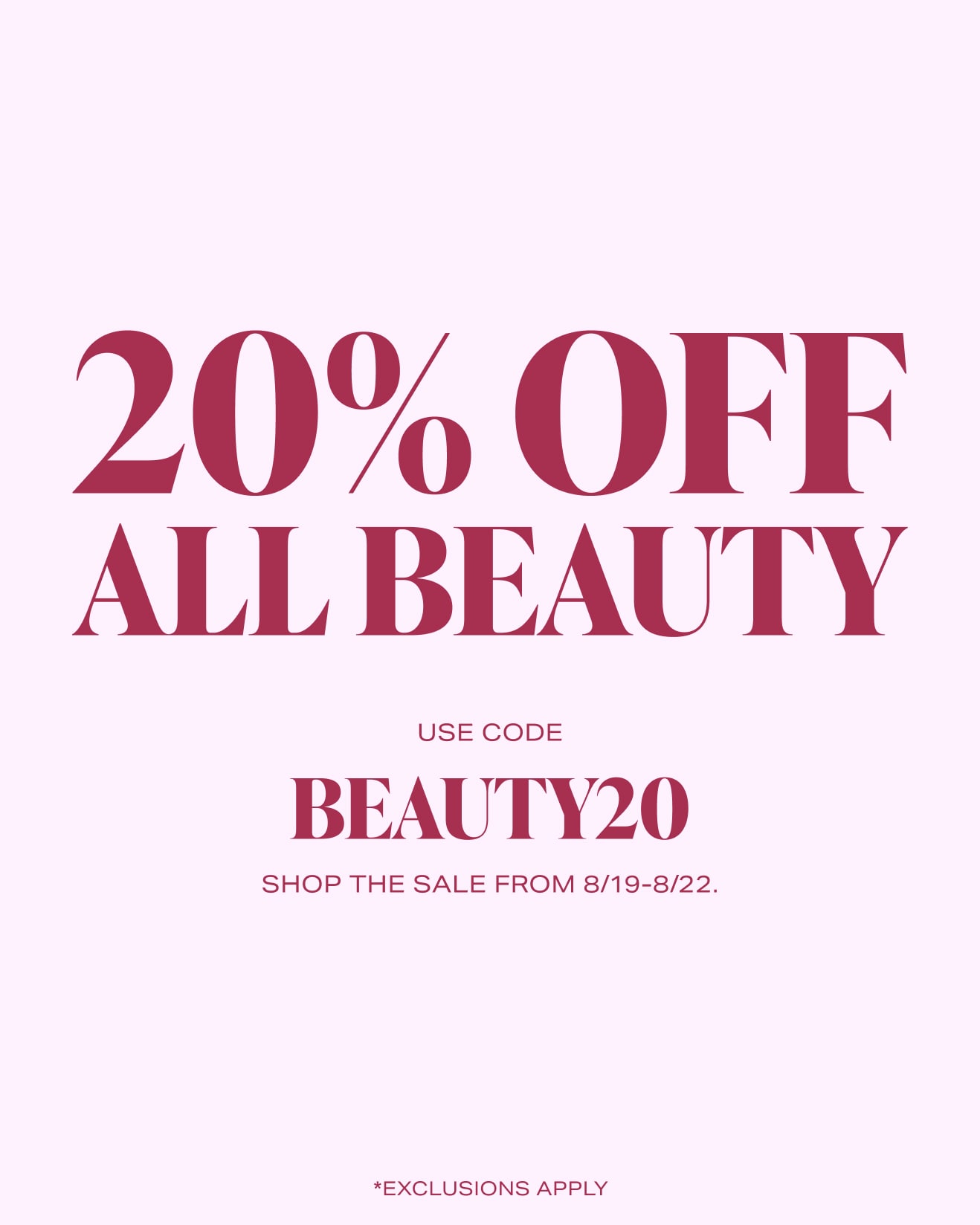 THE BEAUTY SALE