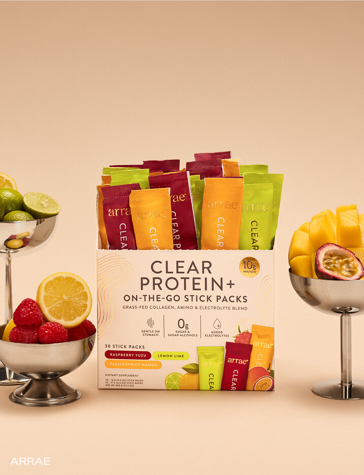 Variety of wellness supplements from Arrae.