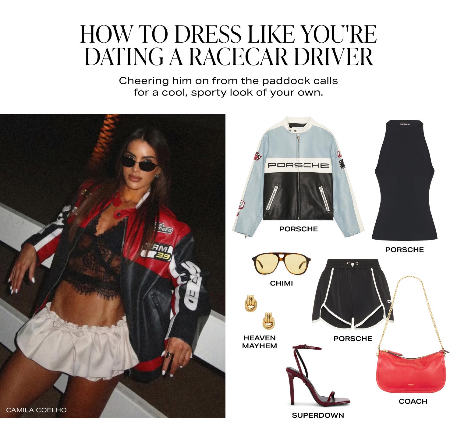 How To Dress Like You're Dating A Racecar Driver. Shop Now
