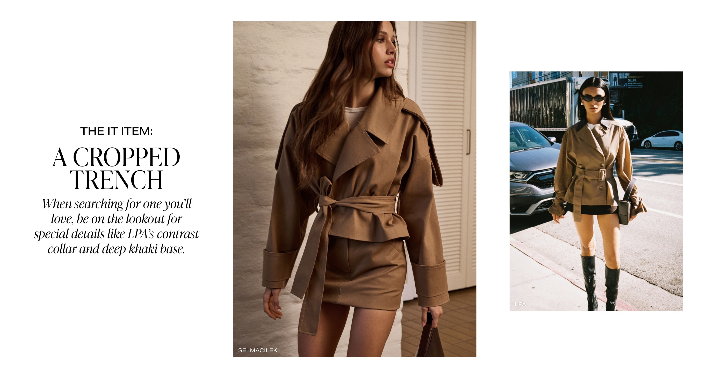 The It Item: A CROPPED TRENCH