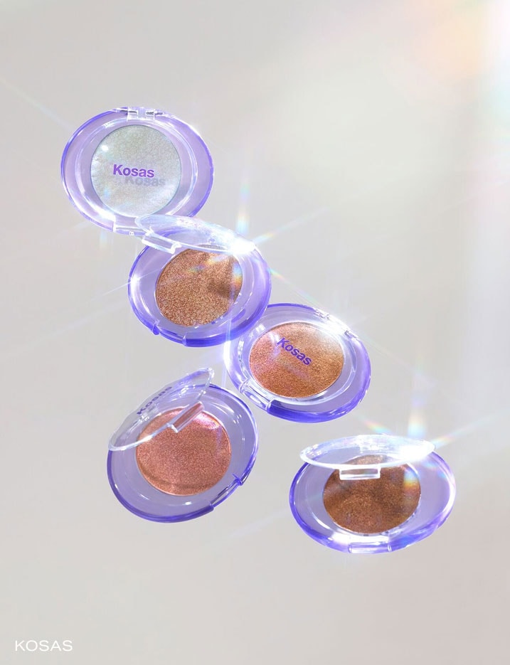 Variety of Kosas highlighters.