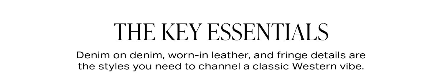 Shop The Key Essentials