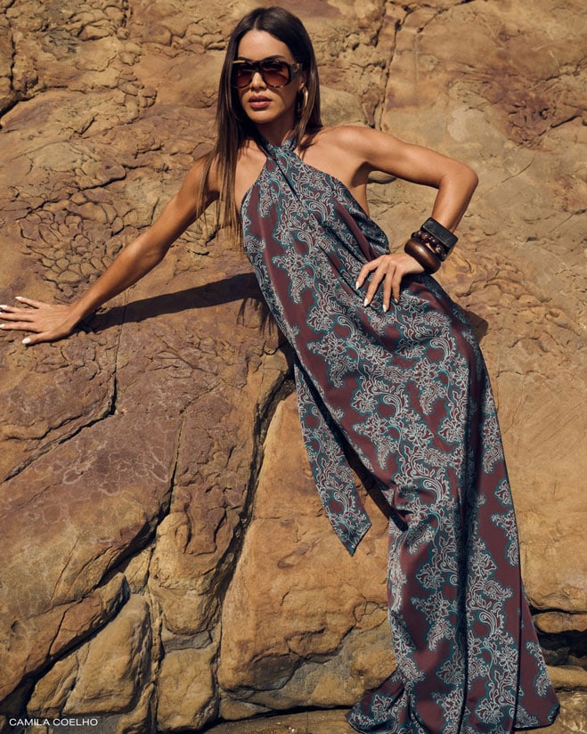 New From Camila Coelho. Bohemian florals, the perfect shade of teal, golden hour swim and more from our ultimate It girl.