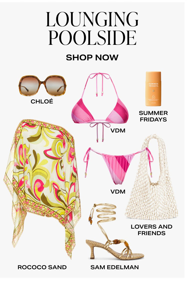 Shop Lounging Poolside