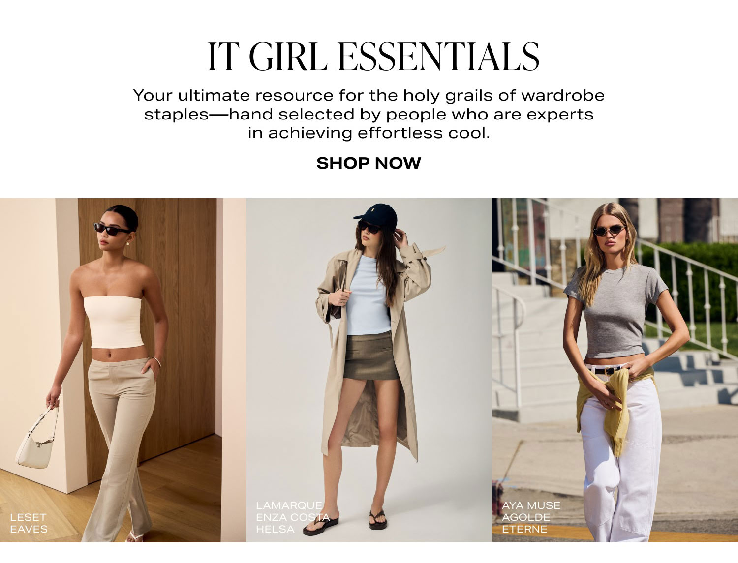 Shop It Girl Essentials