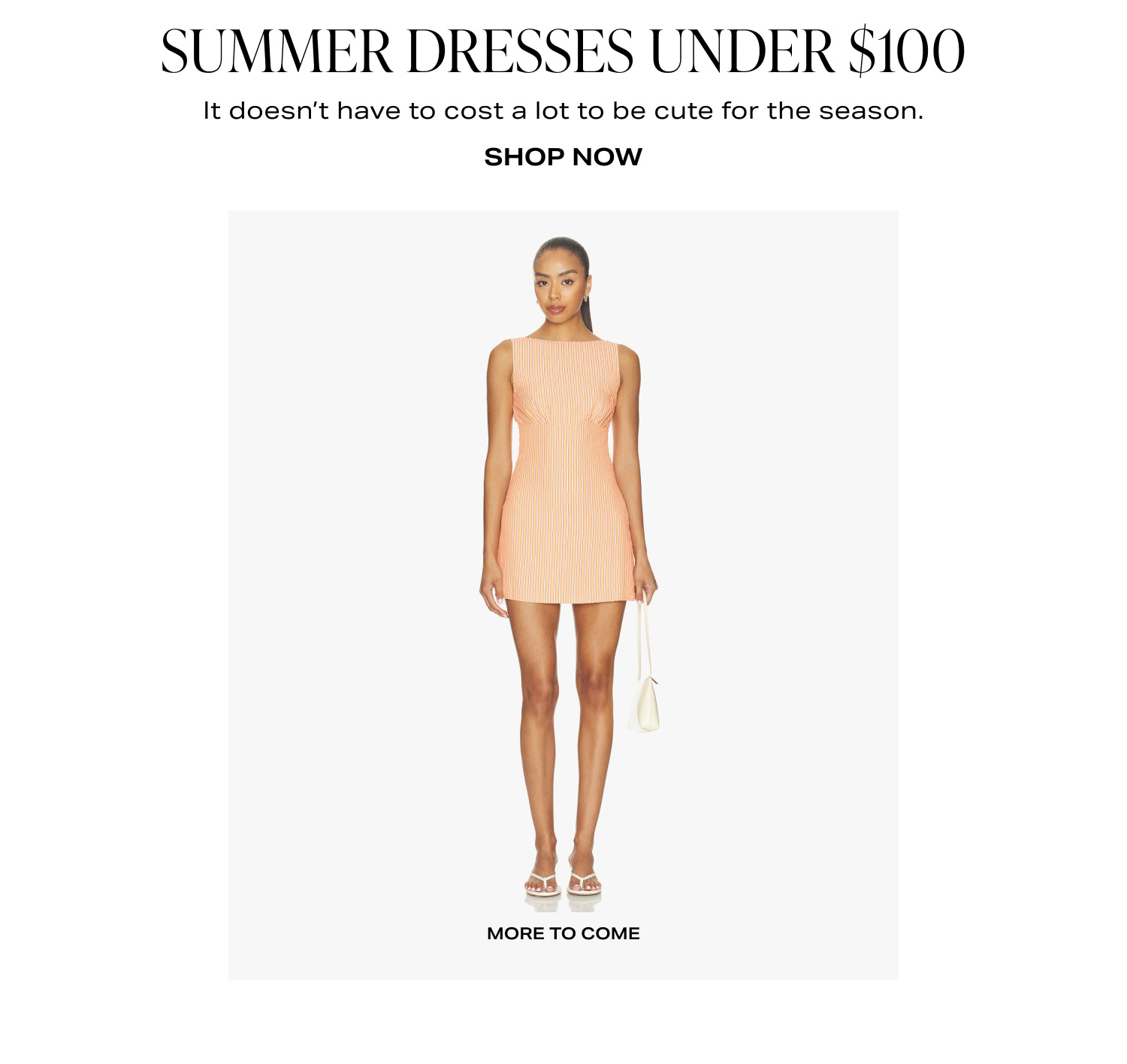 Shop Summer Dresses Under $100