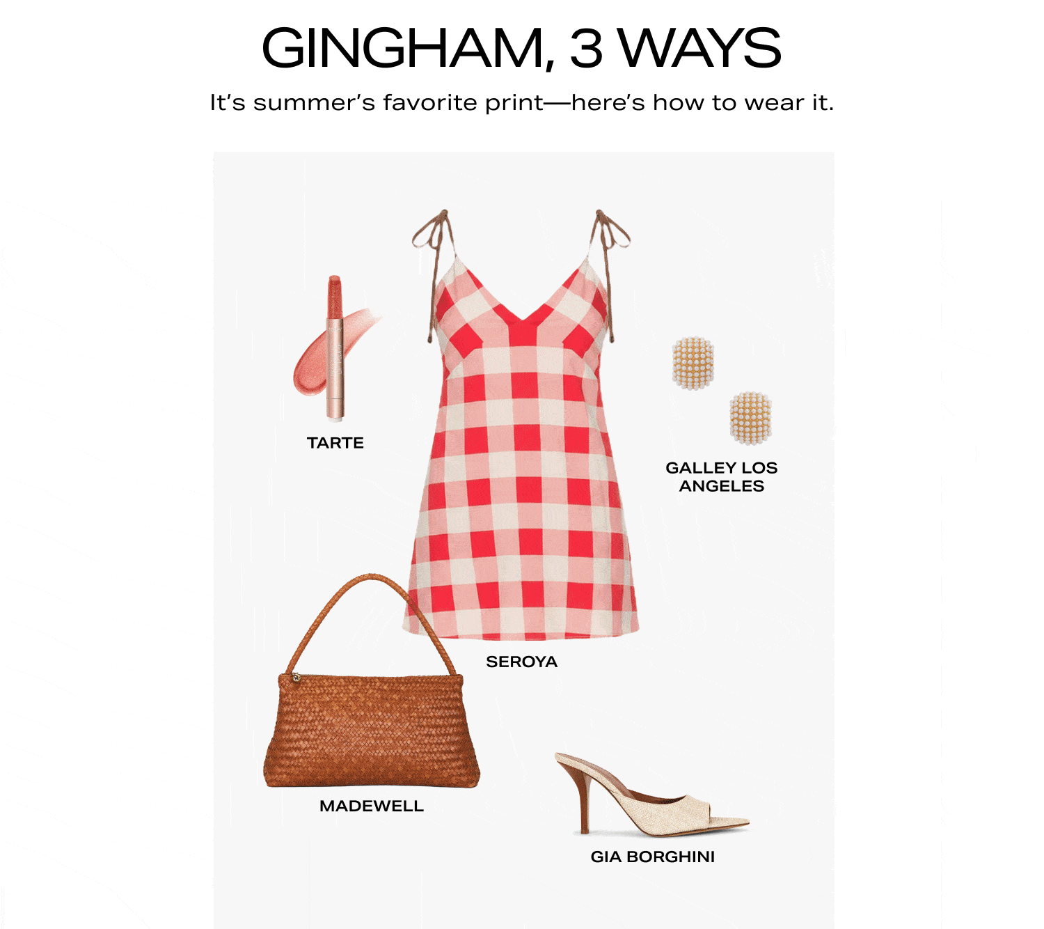 Shop Gingham, 3 Ways