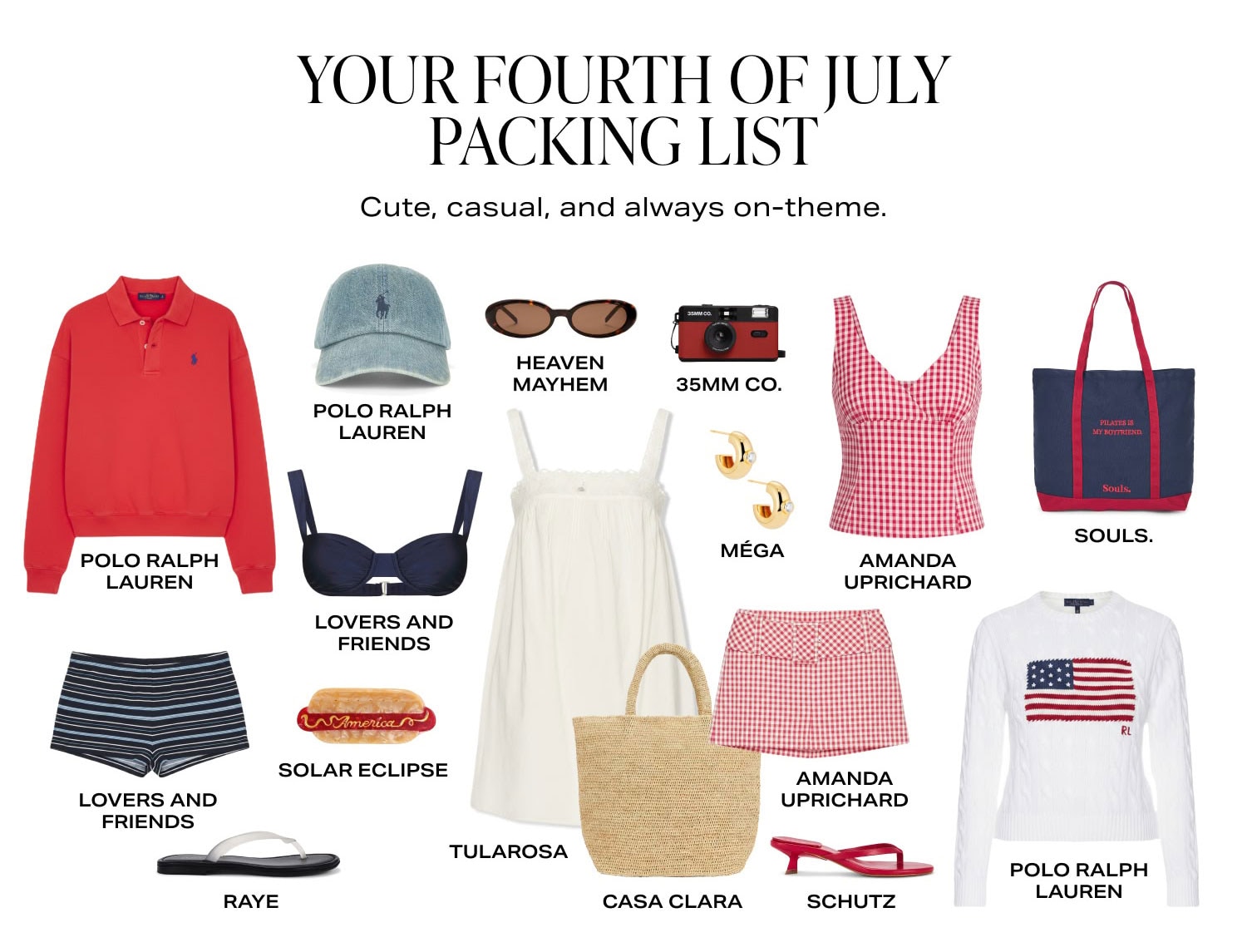 Shop Your Fourth Of July Packing List