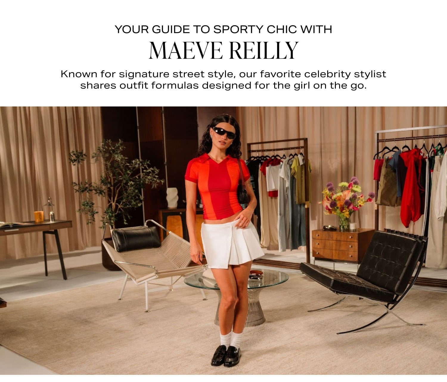 Your Guide to Sporty Chic with Maeve Reilly. Shop Now Your Guide to Sporty Chic with Maeve Reilly. Shop Now