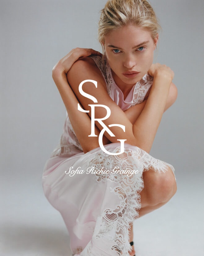 The Exclusive Spring Drop SRG. Sophia Richie Grainge is back for the new season with everything you need&mdash; perfect pinks, luxe silk, and flawless tailoring. Shop Now.