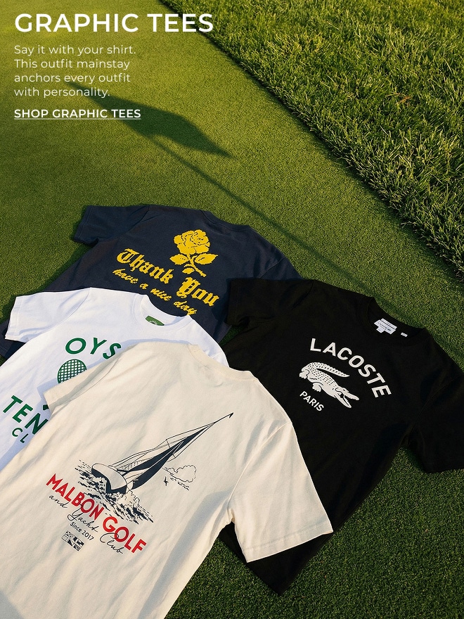 GRAPHIC TEES. Shop Graphic Tees.