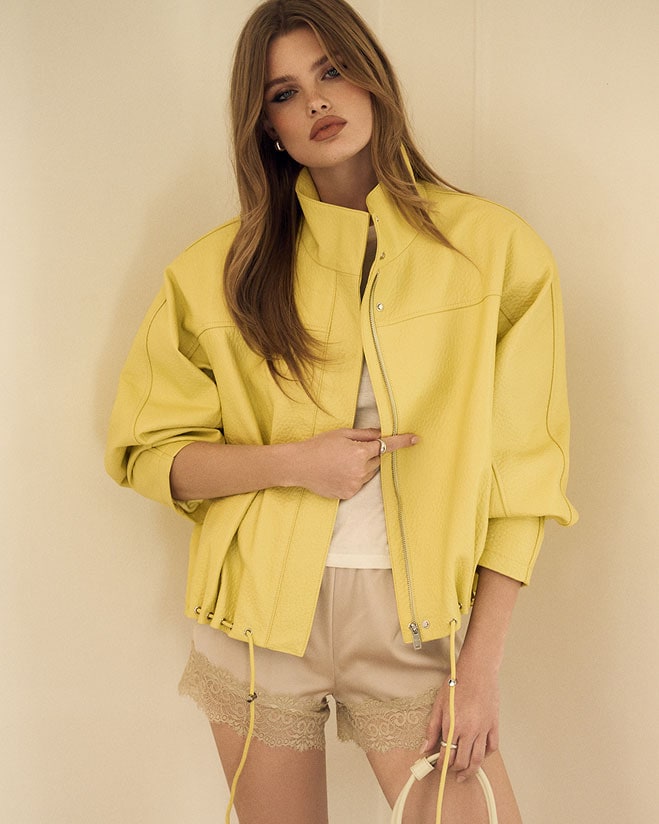 SPRING UNIFORM. The key pieces you'll need: a sporty jacket, lace-trim shorts & more.