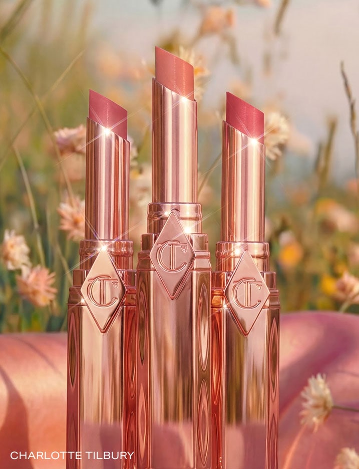 Charlotte Tilbury lip tints.
