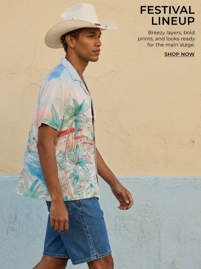 FESTIVAL LINEUP. Shop Now.