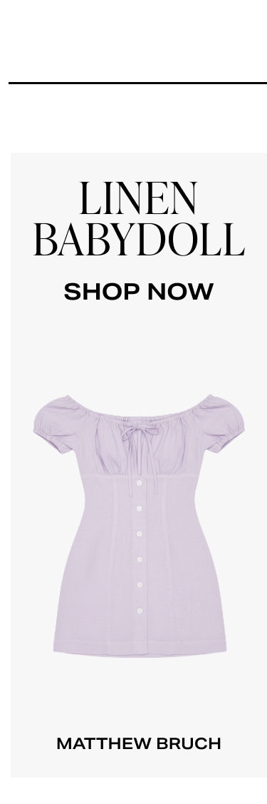 Shop Linen Babydoll