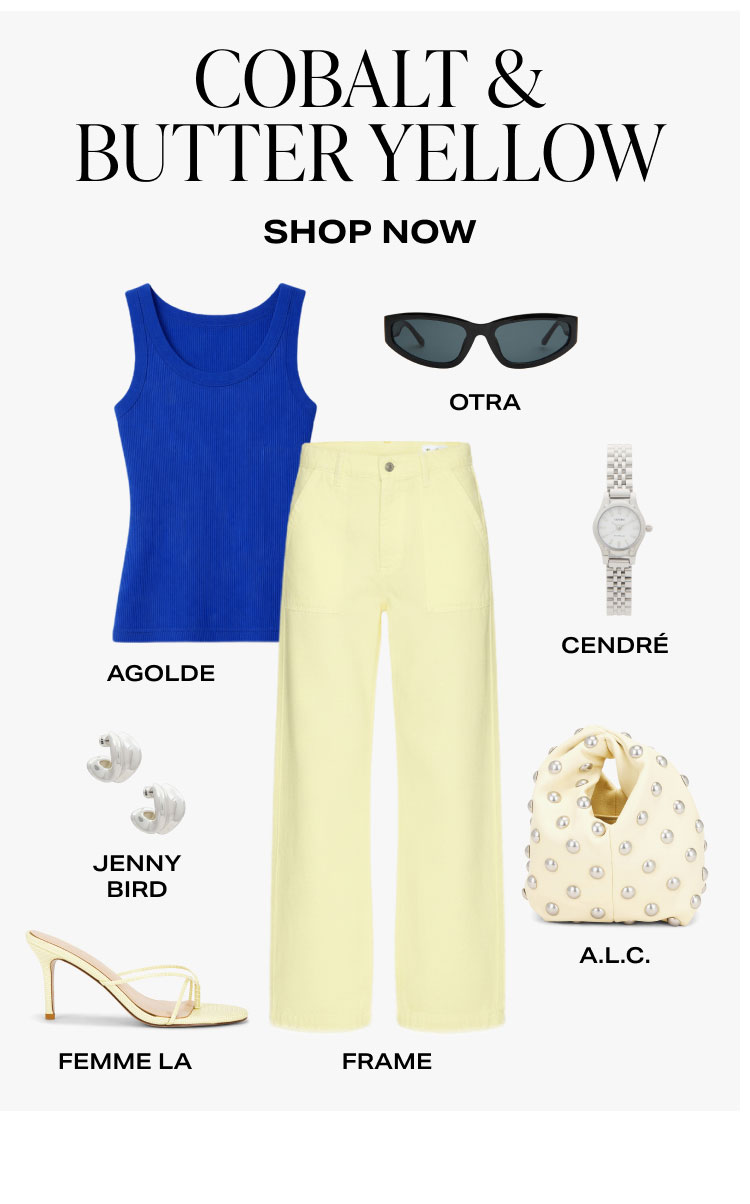 Shop Cobalt & Butter Yellow