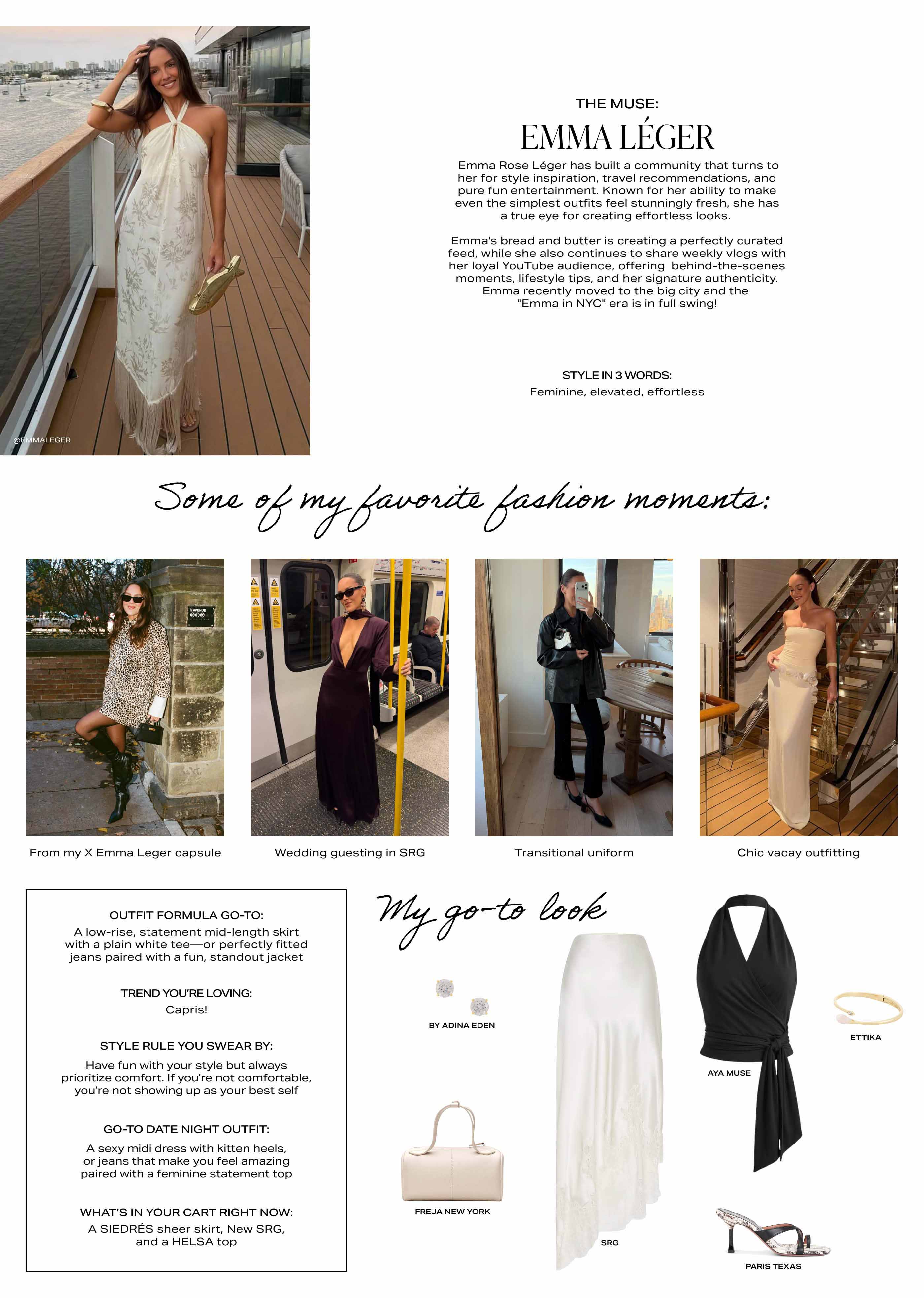The Muse: Emma Leger