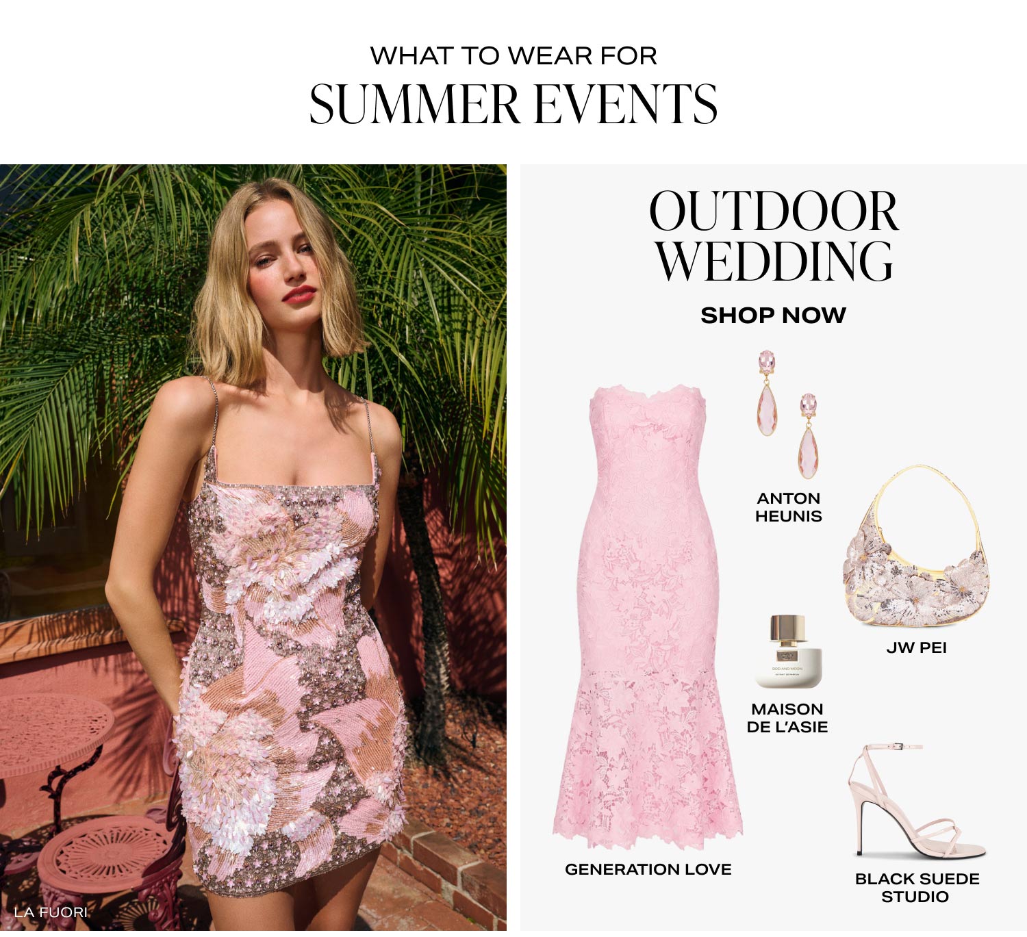 What To Wear: Outdoor Wedding. Shop Now. 