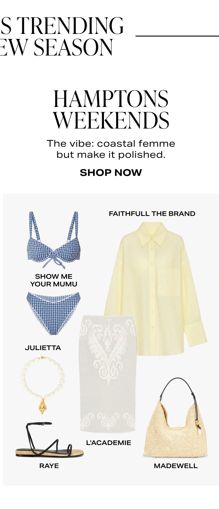 Shop Hamptons Weekends