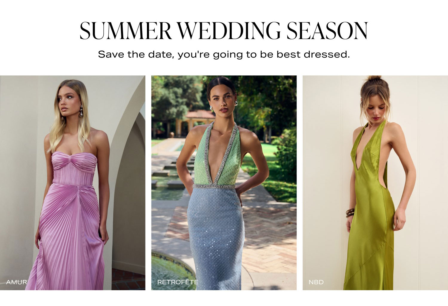 Shop Summer Wedding Season