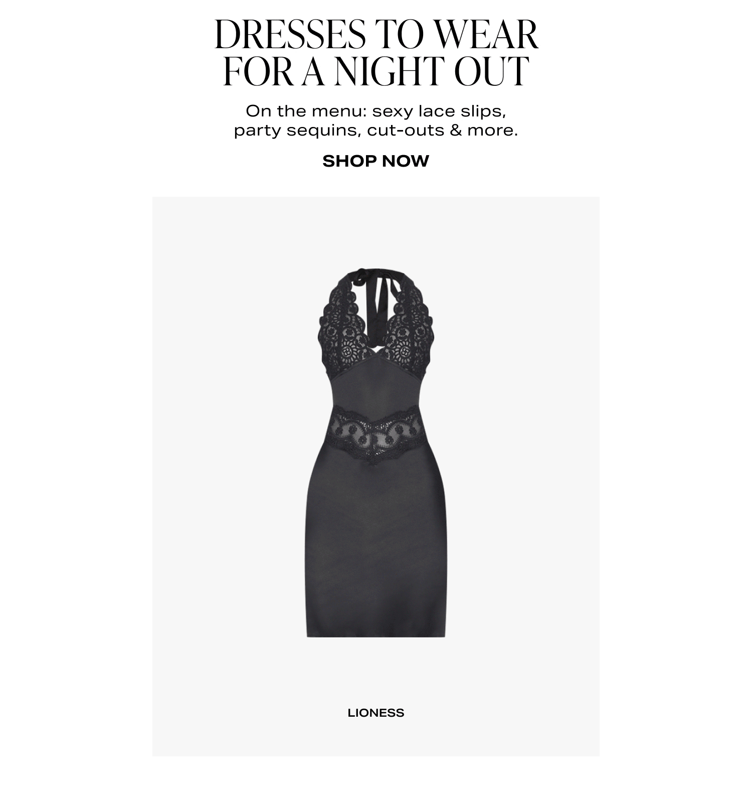Shop Dresses To Wear For A Night Out