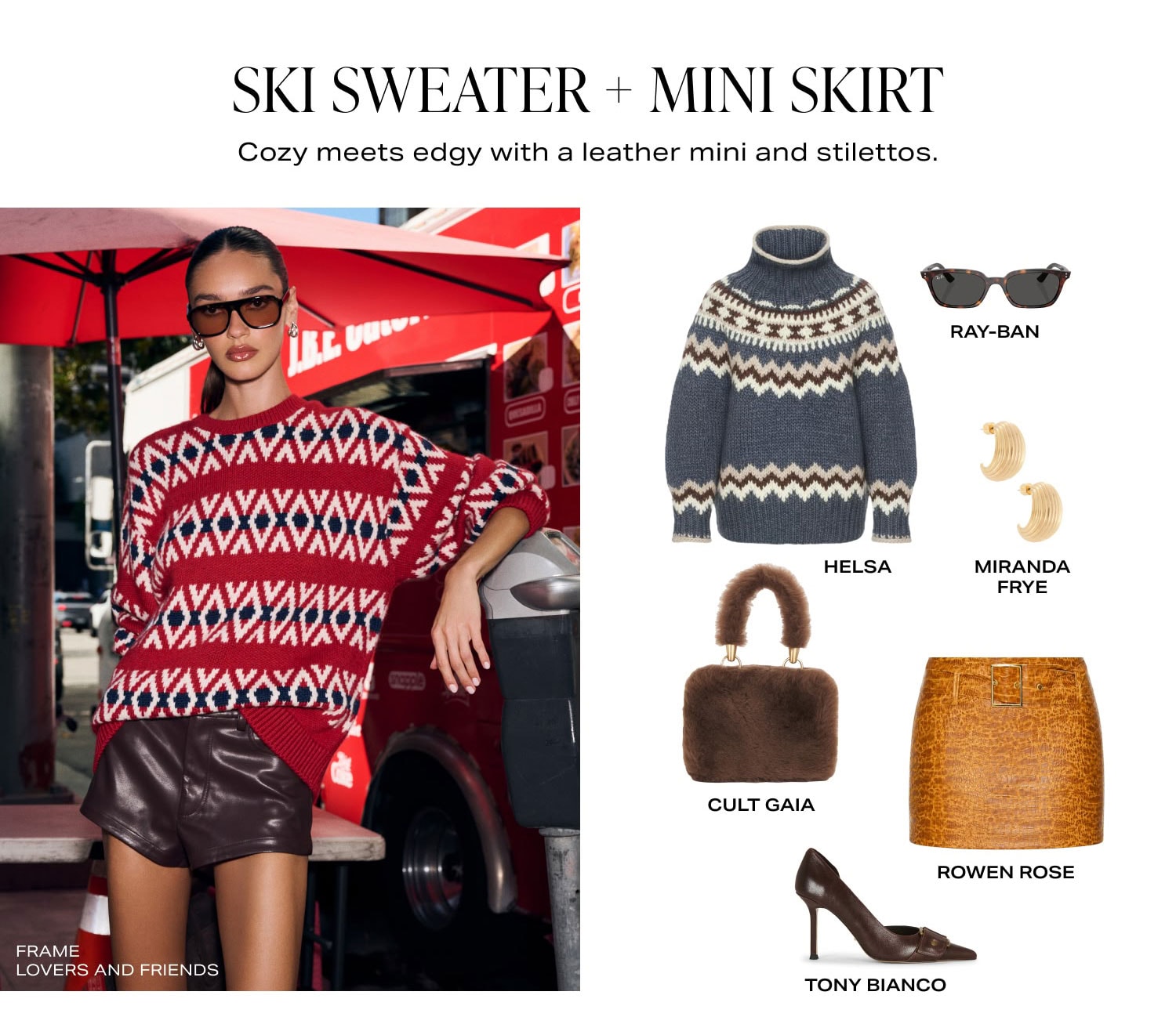 Shop Ski Sweater + Mini Skirt