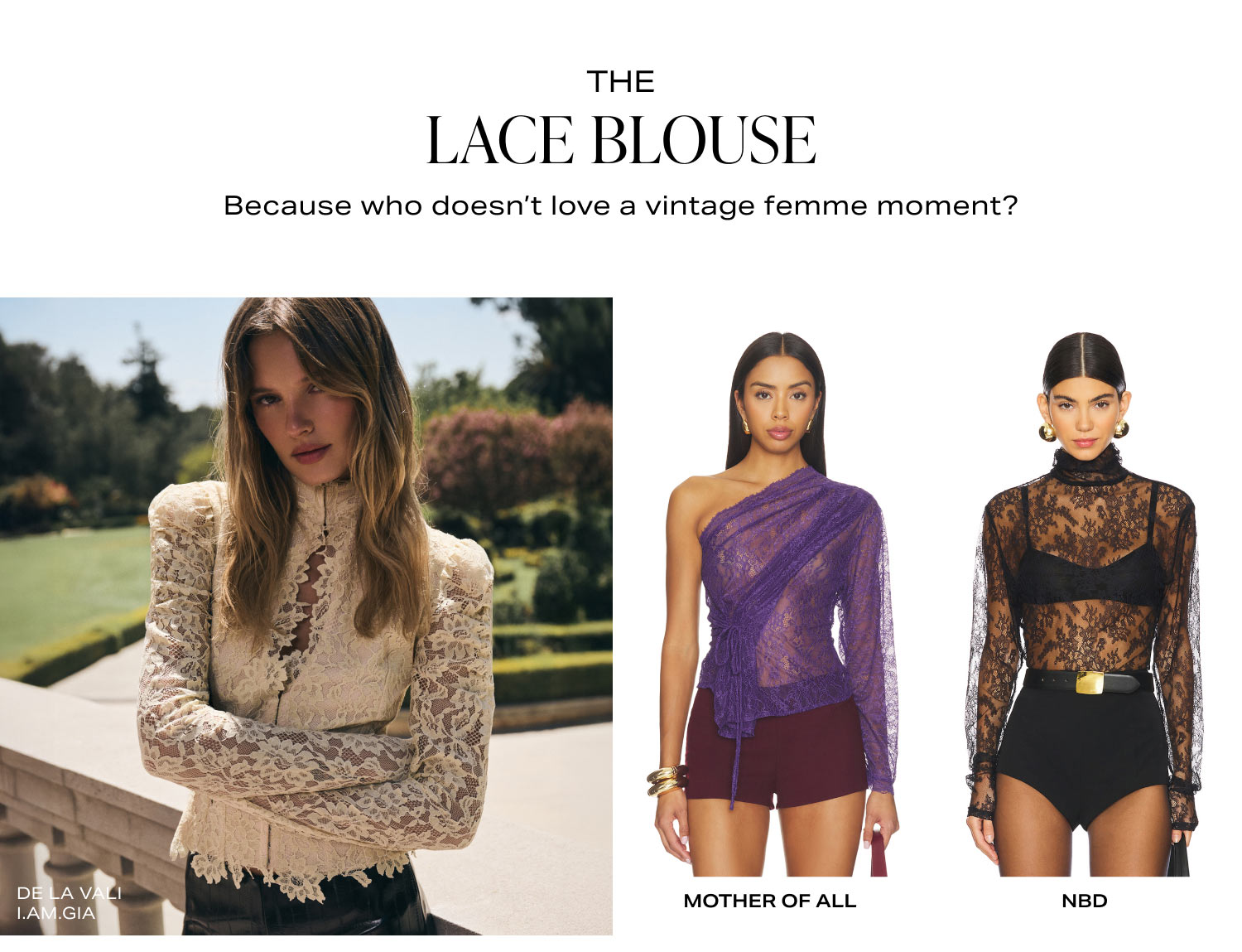 Shop Lace Blouse