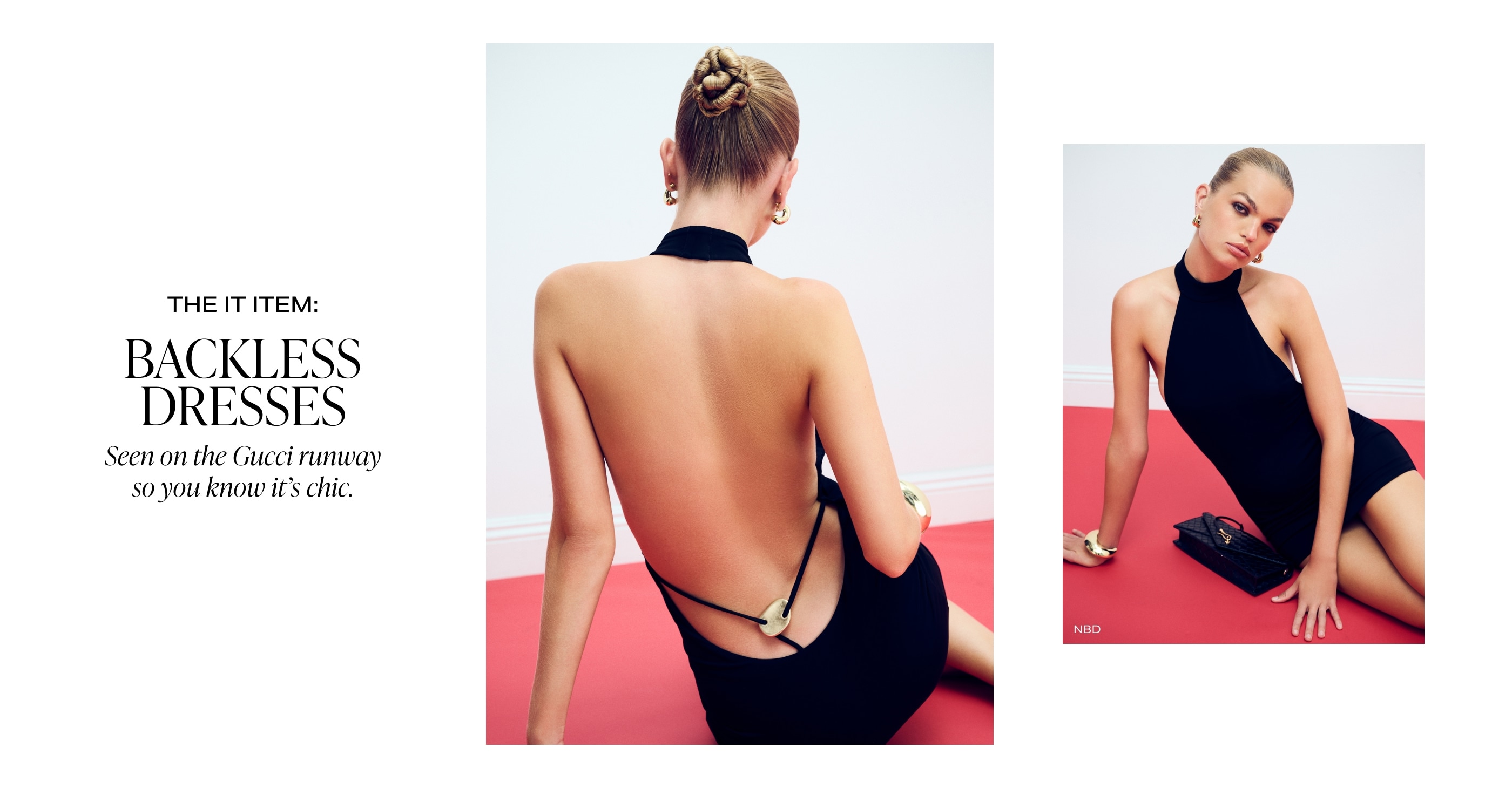 The It Item: BACKLESS DRESSES 