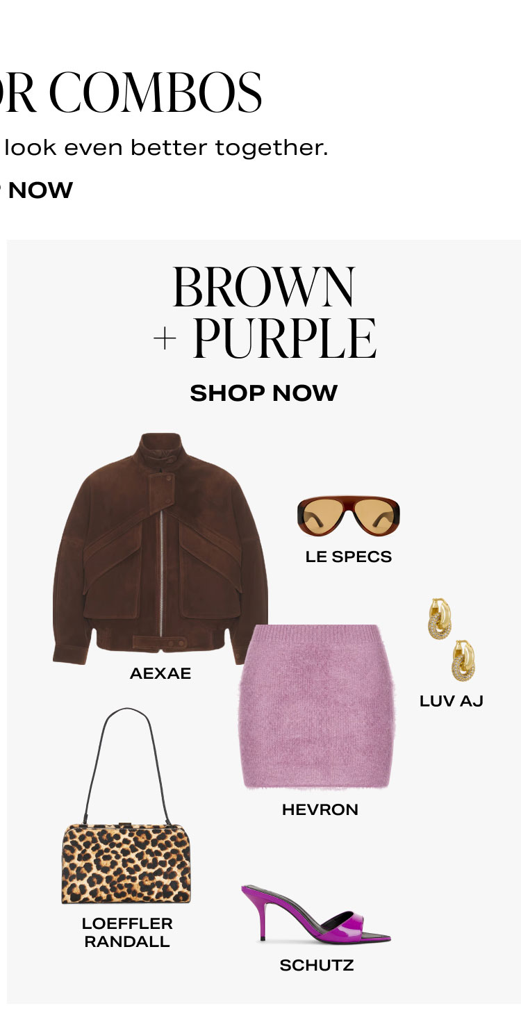 Shop Brown + Purple